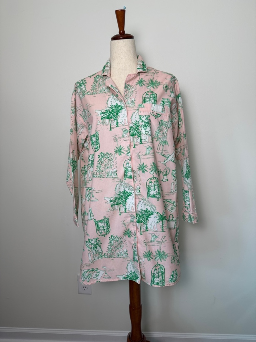 8 Oak Lane Palm Beach Tunic Sleep Shirt